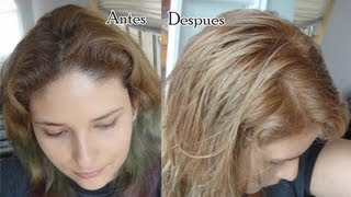 Aclara tu cabello sin decolorar [upl. by Llevad]