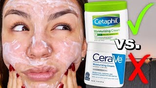 CETAPHIL OR CERAVE Cerave Moisturizing Cream vs Cetaphil Moisturizing Cream [upl. by Hara109]