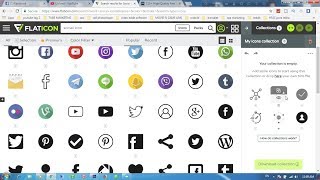 how to download social icon free  flaticon vector icon use [upl. by Aicssej380]