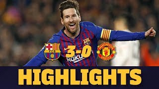 BARÇA 30 MANCHESTER UNITED  Match highlights [upl. by Romney]