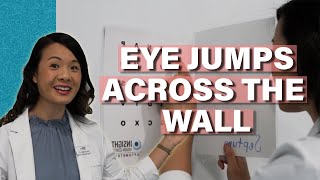 Vision Therapy Exercise Eye Jumps Across The Wall [upl. by Parent]