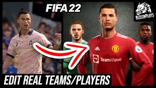 HOW TO TRANSFER PLAYERS amp EDIT TEAMS IN FIFA 22 FULL GUIDE [upl. by Bartholomeo]