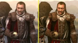 Assassins Creed Brotherhood The Ezio Collection PS4 vs PS3 Graphics Comparison [upl. by Luis]