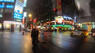 ⁴ᴷ⁶⁰ Walking Red Light District of Taipei Taiwan Linsen North Road  林森北路 December 30 2019 [upl. by Aurelie]