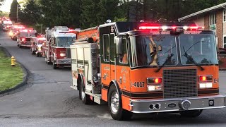 Englewood Block Party Fire Truck Parade 2018 [upl. by Nallid]