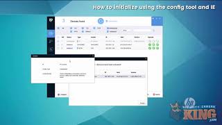 TUTORIAL  How to initialize using config tool and Internet Explorer [upl. by Ajar]