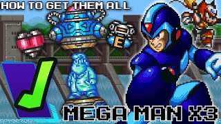 The DEFINITIVE Guide to Mega Man X3 All Items Least Backtracking [upl. by Anyrtak]