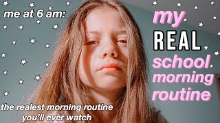 my REAL school morning routine 2020 [upl. by Retseh]