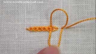 Hungarian Braided Chain Stitch [upl. by Ylam]