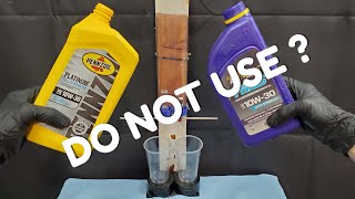 Pennzoil Platinum Engine oil VS Royal purple HPS Full synthetic [upl. by Hsuk]