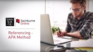 APA Referencing Guide  How To Reference  Swinburne Online [upl. by Nosnev]