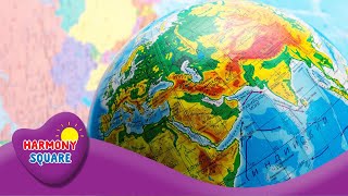 Maps amp Globes  Lets Talk Geography on the Learning Videos Channel [upl. by Triplett]