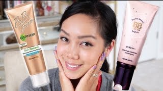 Korean BB Cream Etude House Vs American BB Cream Garnier  itsjudytime [upl. by Yelac]