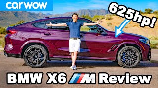 The new BMW X6M is bonkers quick REVIEW [upl. by Gatias142]