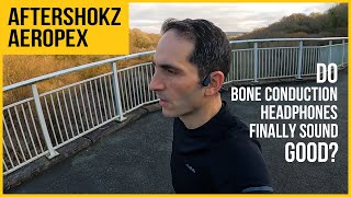 Aftershokz Aeropex review  Best bone conduction headphones  vs Titanium AirPods Pro  Run Cycle [upl. by Perlie486]