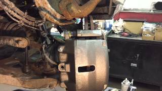 Ford Brake Caliper Replacment w Tips [upl. by Aralomo156]