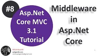 8 Middleware in Aspnet Core  appUse appNext appMap  Http Pipeline  ASPNET Core [upl. by Reve]