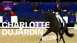 Charlotte Dujardin amp MSJ Freestyle Record Breaking Performance  FEI Dressage World Cup™ [upl. by Nowed486]