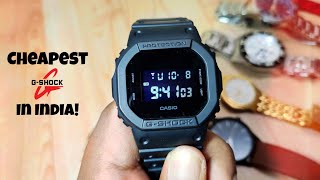 Best Budget GSHOCK in India  Casio GShock DW5600BB1DR  Unboxing and Review  Hindi [upl. by Urbain]