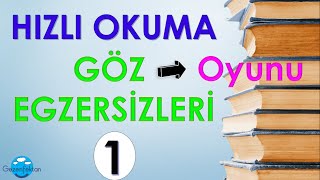 Hızlı Okuma  Göz Egzersizleri 1 [upl. by Phio]