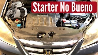 ⚙️Honda Odyssey Starter Replacement 35L Engine [upl. by Devora695]