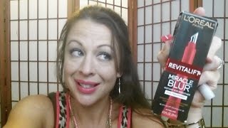 LOreal RevitaLift Miracle Blur Instant Eye Smoother Review and Demo [upl. by Irmina]