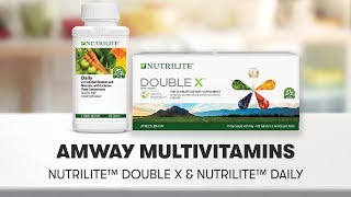 Amway Multivitamins Nutrilite Double X amp Nutrilite Daily  Amway [upl. by Etnecniv]