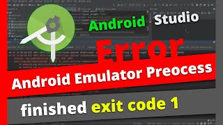 Android Emulator process finished exit code 1 x86 emulation currently requires hardware acceleration [upl. by Tai]