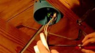 Replace a Pull String Light Fixture Video [upl. by Habeh383]