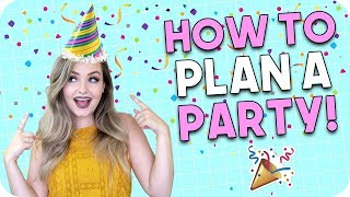 How to Plan a Party Party Planning Checklist [upl. by Sone]