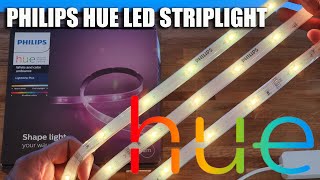 Philips Hue LED Strip Light Plus Unboxing and Setup [upl. by Acirema]