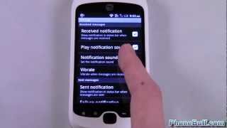 How To Set Text Message Notification SoundRingtone for Android [upl. by Nidla]