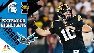 Michigan State vs Iowa  EXTENDED HIGHLIGHTS  9302023  NBC Sports [upl. by Oramug]