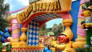 Sesamoaventura Sesame Street street Mission amp Tour PortAventura 2019 with Elmo Cookie Monster amp gang [upl. by Drofnelg774]