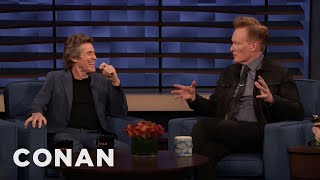 Willem Dafoe Is A Fan Of Conan’s 1996 Interview With Abel Ferrara  CONAN on TBS [upl. by Jeniece]