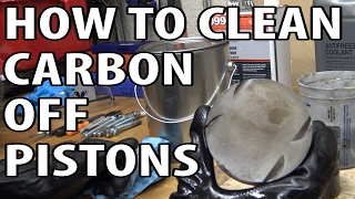 How To Clean Carbon Off Pistons DIY [upl. by Sumaes]