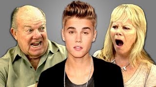 ELDERS REACT TO JUSTIN BIEBER [upl. by Obel]