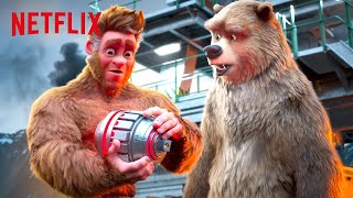 Stopping the Big BOOM 💣 Bigfoot Family  Netflix After School [upl. by Eibloc]