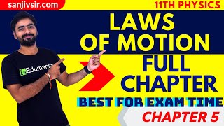 LAWS OF MOTION  CBSE CLASS 11 PHYSICS  FULL CHAPTER [upl. by Ayit]