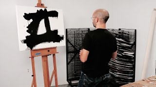 How to paint like Franz Kline – with Corey DAugustine  IN THE STUDIO [upl. by Desirae]