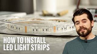 How to Install LED Light Strips [upl. by Aikahs117]