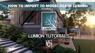 HOW TO IMPORT 3D MODEL IN LUMION TUTORIAL 1 [upl. by Elison]