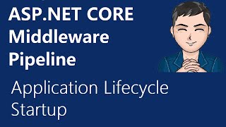 ASPNET Core Understanding the middleware pipeline Startup configuration  Application Life Cycle [upl. by Airrej]