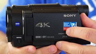 Sony FDRAX33 4K UHD Camcorder Review Plus Sample Video [upl. by Hairaza144]