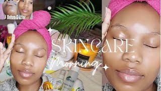 2021 Updated  Affordable  Morning Skincare Routine  Portia M Product Review [upl. by Khano907]