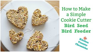 How to Make a Bird Seed Ornament [upl. by Tolley540]