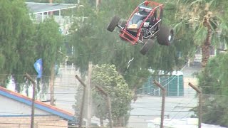 Austin Williams Flips Out of the Racetrack  June 11 2016 [upl. by Terzas396]