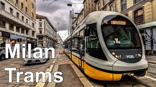 🇮🇹 Trams in Milan  Tranviaria di Milano 4K 2020 [upl. by Ailana]