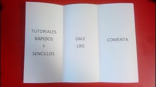 Word Aprende rapido a crear un triptico [upl. by Refotsirk652]