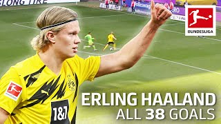 Erling Haaland  38 Goals in Only 41 Matches [upl. by Sillad]